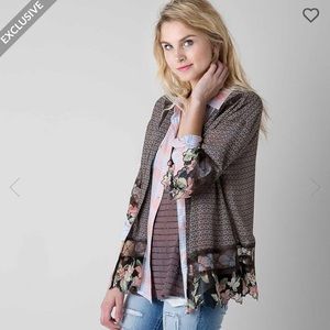 BKE Gimmicks Floral Over Piece